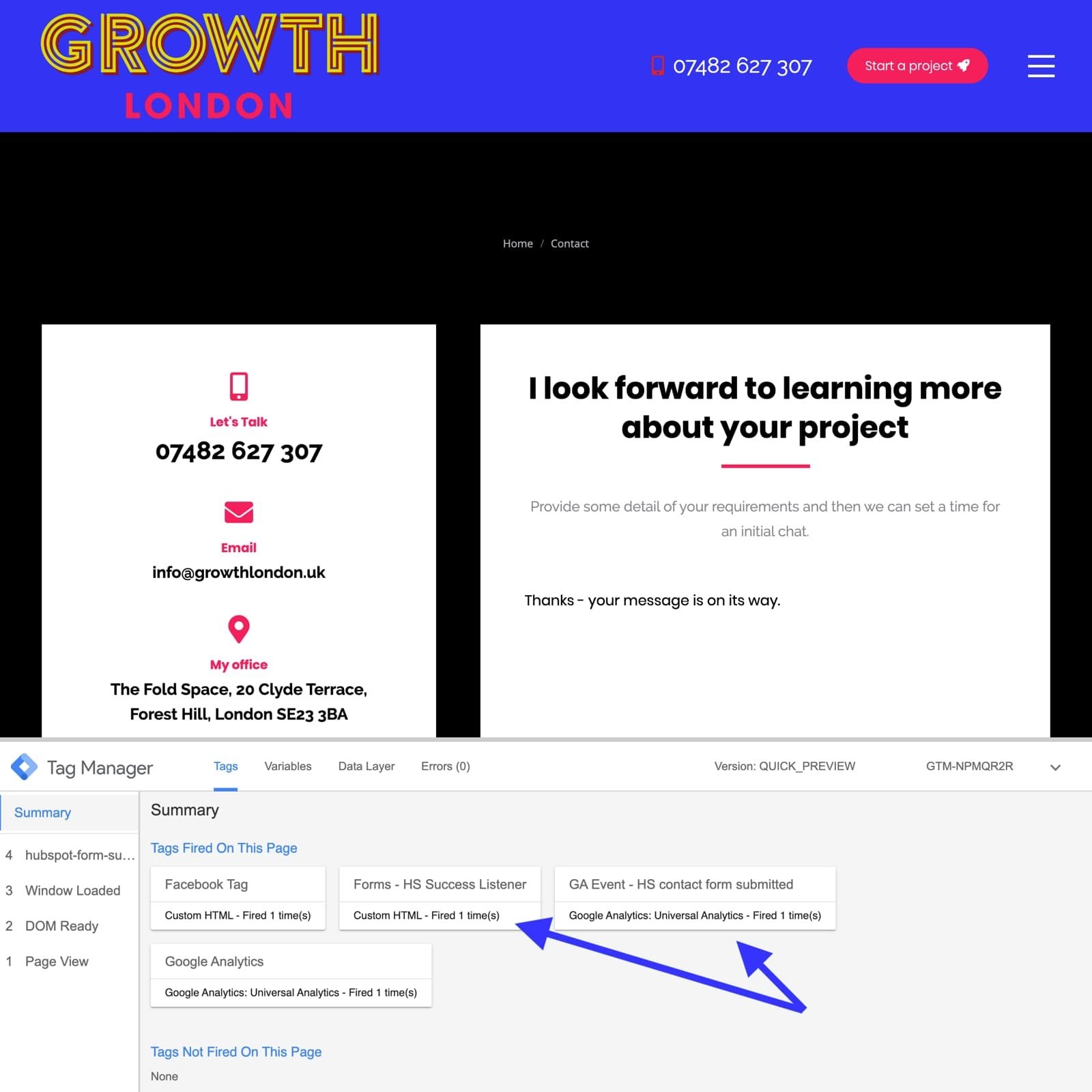 How to track Hubspot form conversions in Google Tag Manager and Google